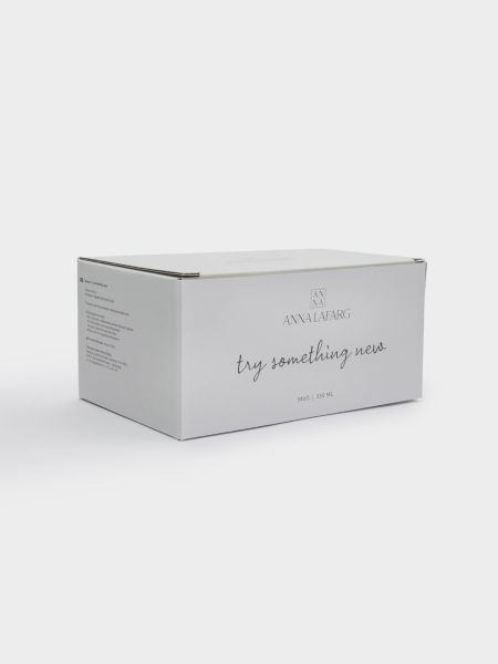 Кружка 350 мл, фарфор, бело-черная, Try something new, Eccentric ANNA LAFARG