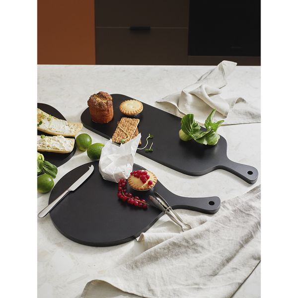 Доска сервировочная rubris 30х45 см, черная Liberty Jones