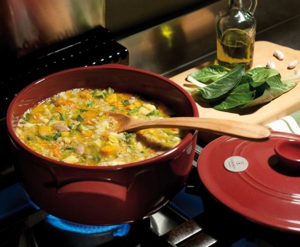 Кастрюля круглая 6,7л, 30см, цвет: гранат     (1) (200)     344570