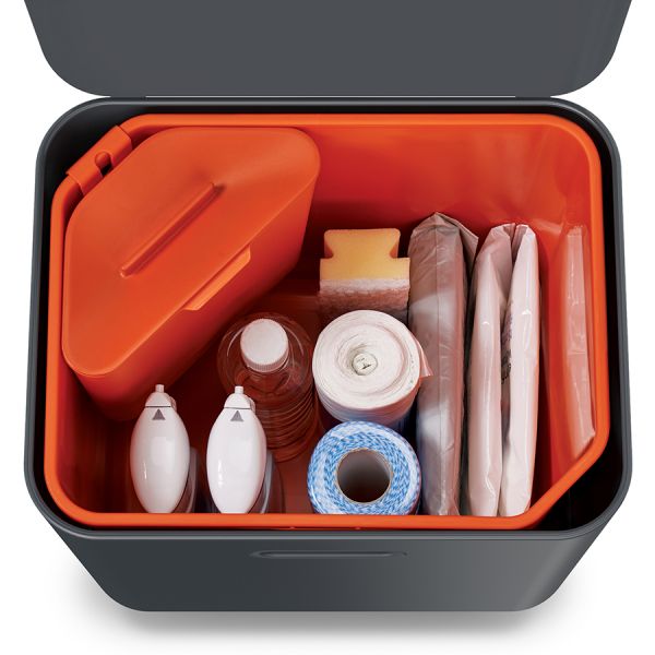 Контейнер для мусора с двумя баками Totem Max 60 л графит Joseph Joseph