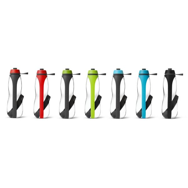 Эко-бутылка Eau Good Duo с фильтром серо-красная