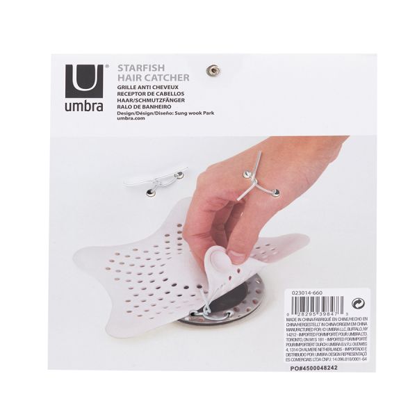 Фильтр для слива Starfish белый