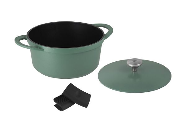 Кастрюля Agile, зелёная, 24 см, 4,2 л Maxwell & Williams