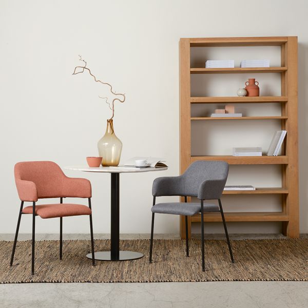 Кресло berg wendy 54х53х82,5 см темно-серое