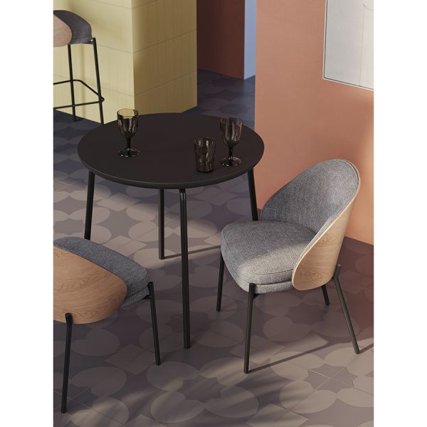 Стол обеденный round, D90 см, черный Bergenson Bjorn