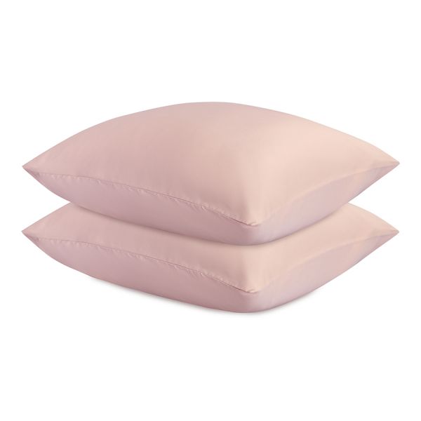 Набор наволочек из премиального сатина цвета пыльной розы из коллекции essential, 50х70 см Tkano