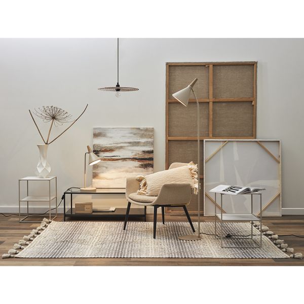 Торшер thor 164 см бежевый Bergenson Bjorn