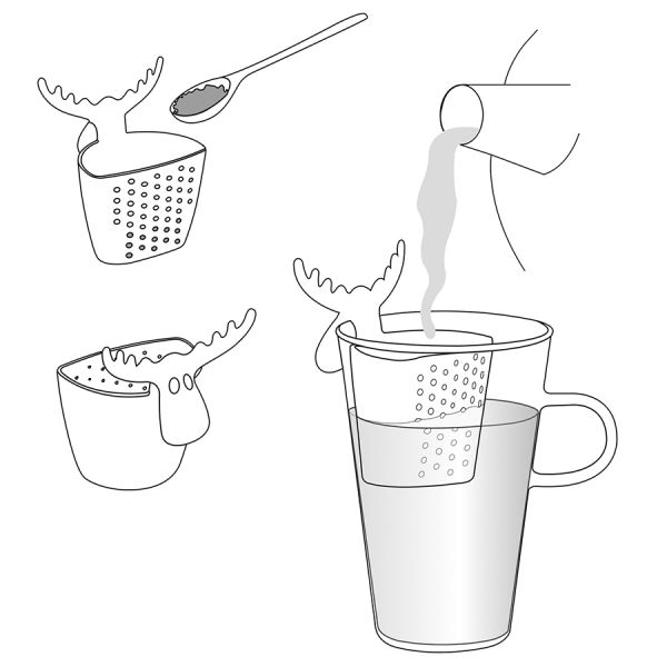 Ёмкость для заваривания rudolf organic красный