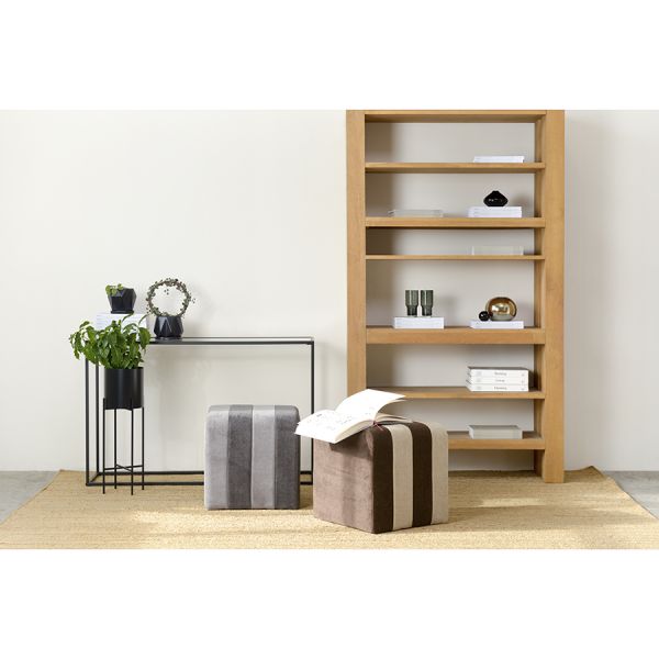 Горшок цветочный rhombus, 12,5 см, матовый черный Liberty Jones