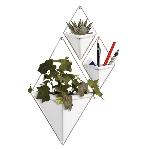 Декор для стен TRIGG 2 шт маленький белый