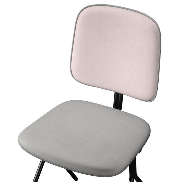 Стул ror, y, велюр, черный/серо-голубой/розовый Latitude