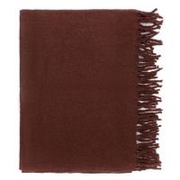 Плед мохеровый шоколадного цвета из коллекции essential, 130х180 см Tkano