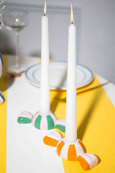 Подсвечник funfair, 5,5х12х3 см, зеленый Doiy