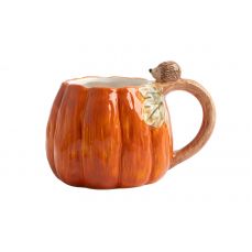 Кружка 340 мл, керамика, оранжевая, Тыква, Bright pumpkin ANNA LAFARG