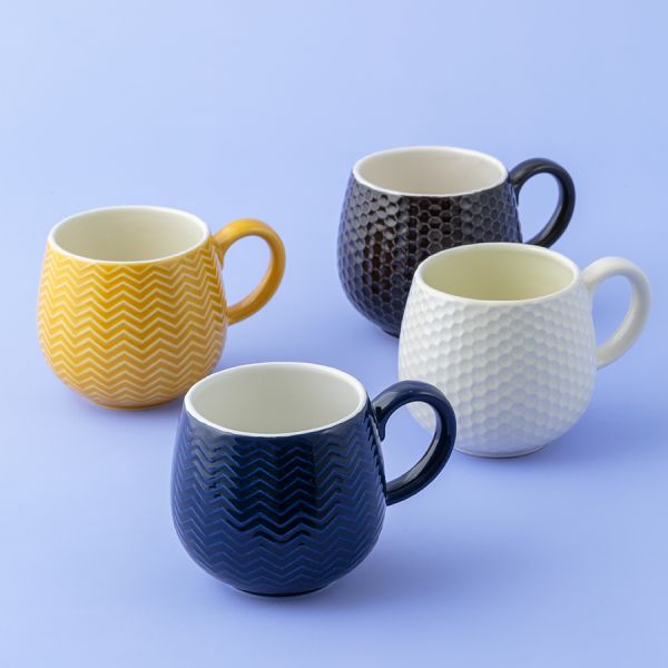 Чашка Embossed 350 мл синяя Mason Cash