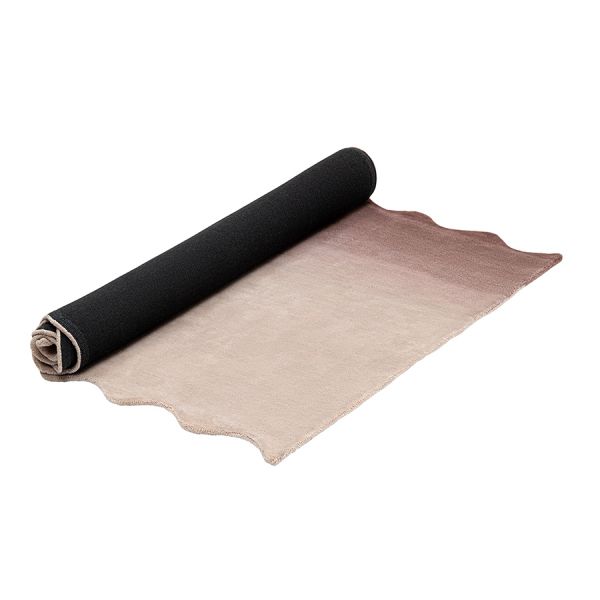 Ковер из шерсти over horizon 180x230 см цвета марсала из коллекции trendy ruffles Tkano