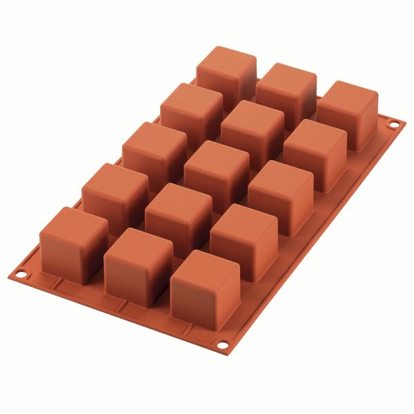 Форма для приготовления пирожных cube 3,5 х 3,5 см силиконовая