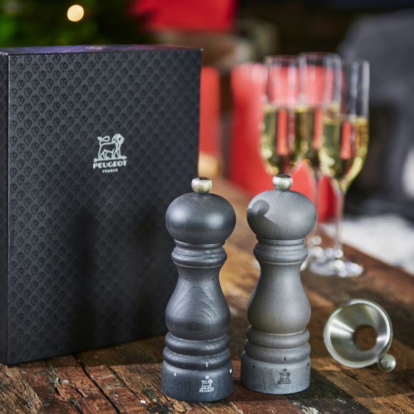 Набор подарочный GRAPHITE LIGHT: Мельница для перца и мельница для соли, цвет графит, 18 см, Paris U'Select Peugeot