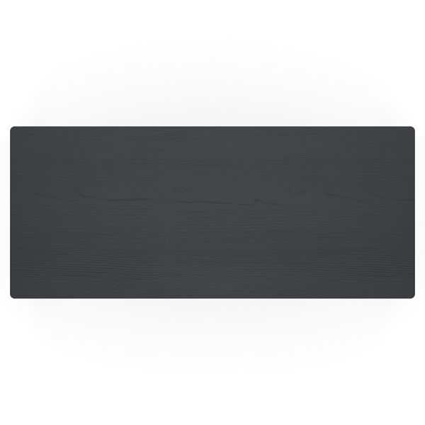 Стол обеденный saga, 85х200 см, темно-серый Latitude