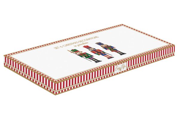 Набор ёлочных украшений Щелкунчик, 9x4 см, 6 шт Easy Life