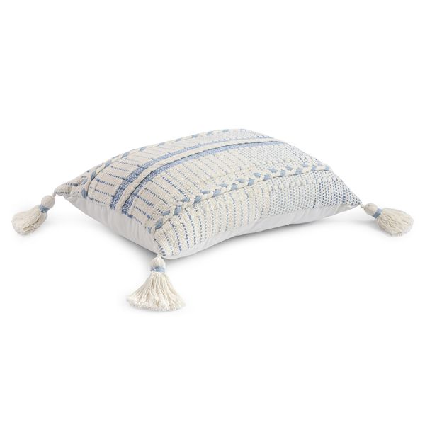 Подушка декоративная с вышивкой и кисточками из коллекции ethnic , 35х60 см