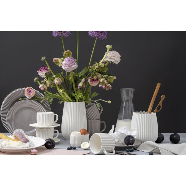 Набор из двух подставок для яиц белого цвета из коллекции edge, s Tkano
