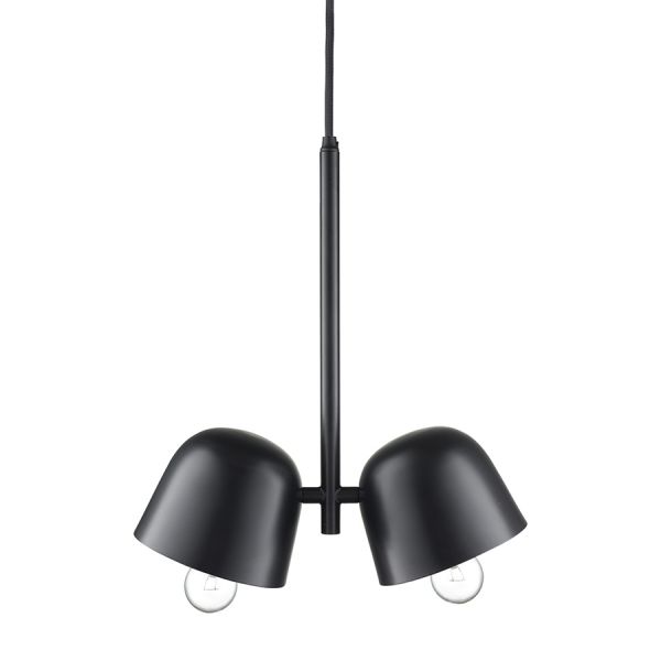 Светильник потолочный enkel kopp, 38х15х43 см, черный/золотистый Bergenson Bjorn