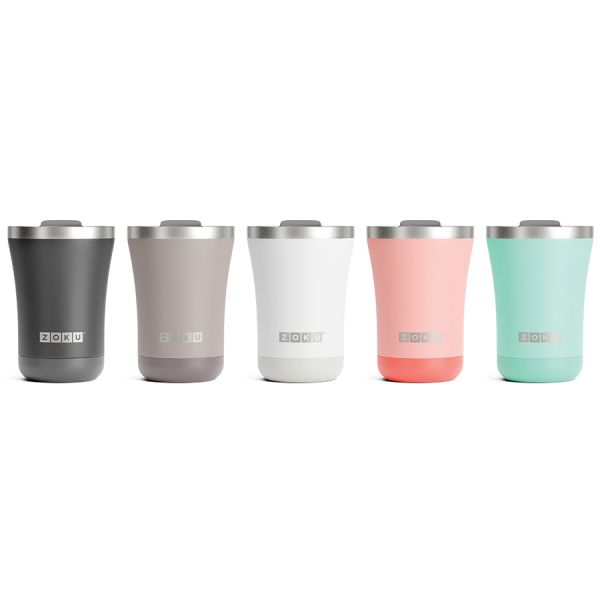 Термокружка zoku 350 мл розовая