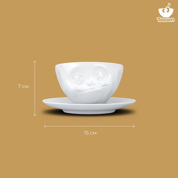 Чайная пара tassen tasty 200 мл белая