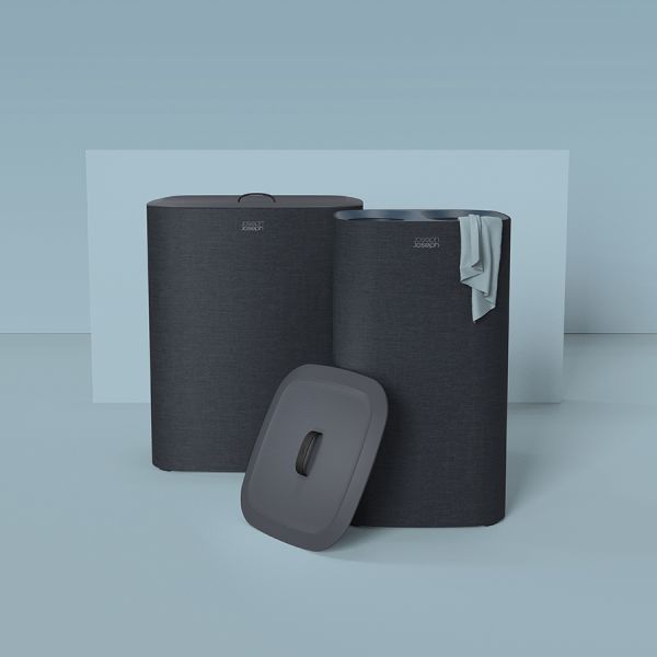 Корзина для белья tota™ 90 л черная