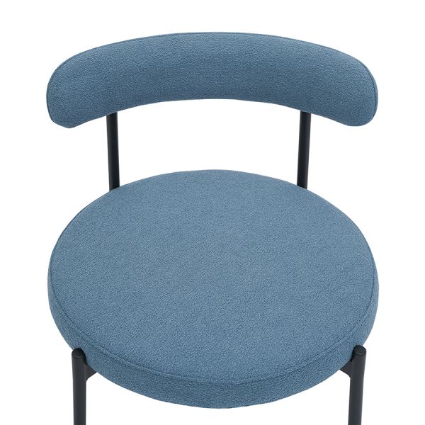 Стул loter, букле, темно-синий Bergenson Bjorn