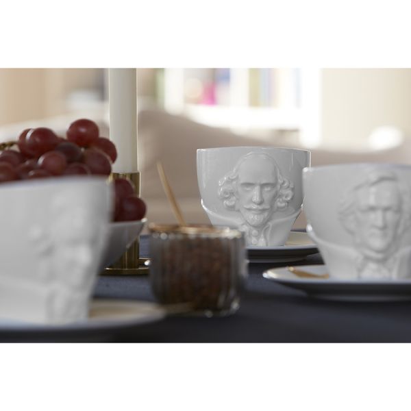 Чайная пара talent william shakespeare 260 мл белая