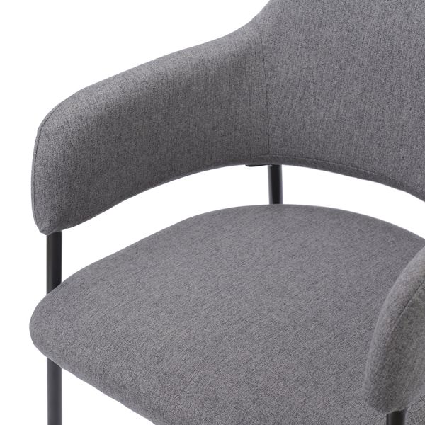 Кресло berg wendy 54х53х82,5 см темно-серое