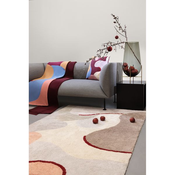 Плед из хлопка с авторским принтом из коллекции freak fruit