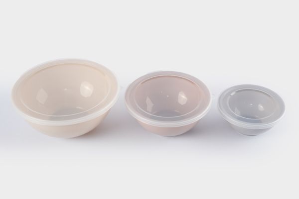 Набор мисок 3 шт (0.3/0.7/1.3 л), пластик, цветные, Universal ANNA LAFARG