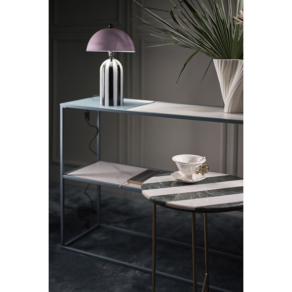 Светильник настольный anniken, D25х38 см, черный/белый/лиловый Bergenson Bjorn
