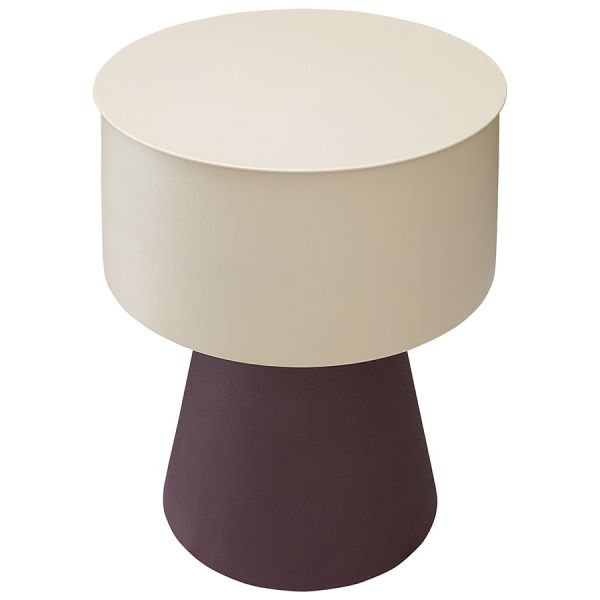 Столик приставной vivlend, D37 см, бежевый Bergenson Bjorn