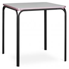 Стол обеденный ror, 70х70 см, черный/серый/розовый Latitude