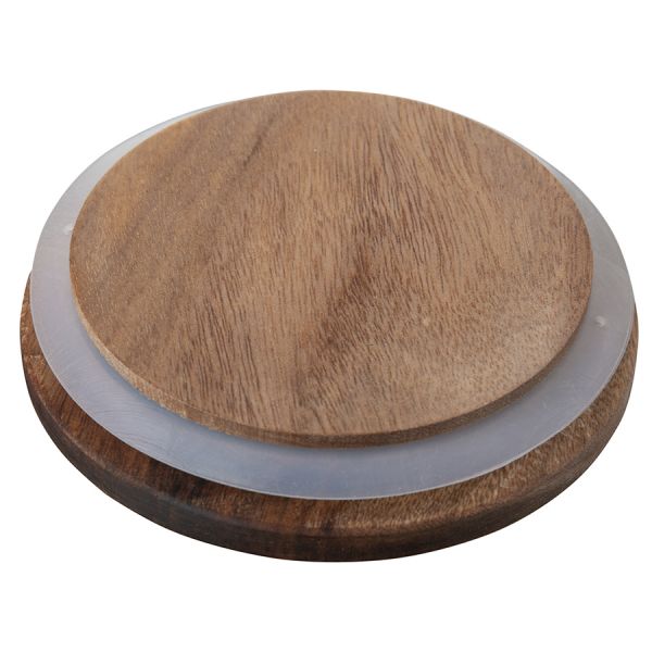 Контейнер для хранения кофе 1,2 л с деревянной крышкой