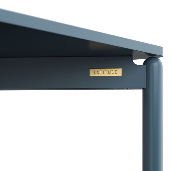 Стол обеденный saga 75х150 см, сине-зеленый Latitude