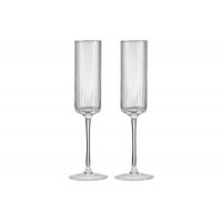 Набор бокалов для шампанского Modern Classic, прозрачный, 0,2 л, 2 шт Pozzi Milano 1876
