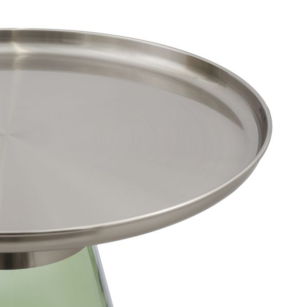 Столик кофейный dahl, D60х52 см, хром/зеленый Bergenson Bjorn