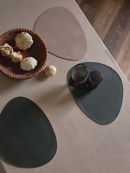 Набор из 2-х двухсторонних сервировочных салфеток drop, 33х41 см, зеленый/бежевый Liberty Jones