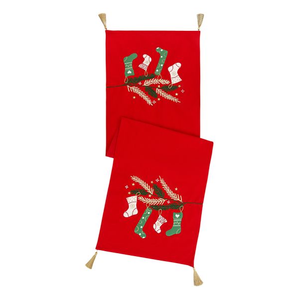 Дорожка на стол winter wishes из коллекции new year essential, 45х150 см Tkano
