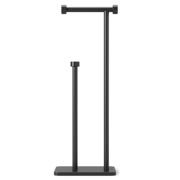 Держатель для туалетной бумаги cappa, 20х12х52 см, черный Umbra