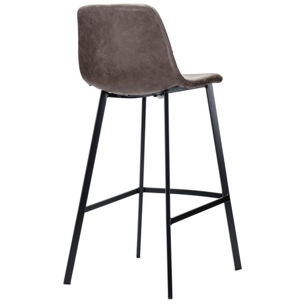 Стул полубарный hugh экокожа