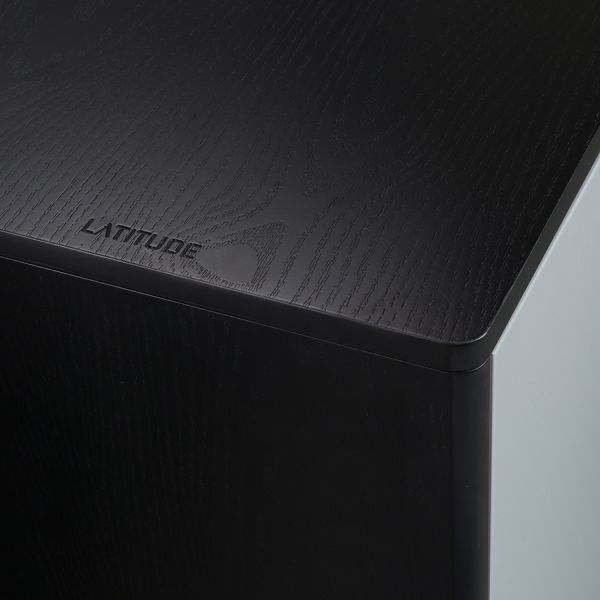 Комод saga bjorn 120х45х75 см черный