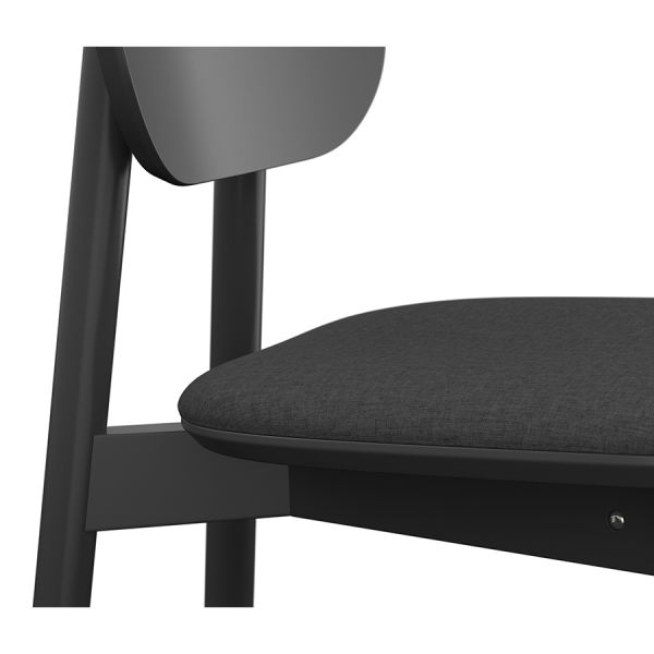 Стул saga, рогожка, темно-серый Latitude