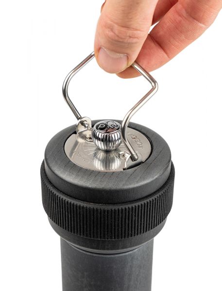 Мельница для перца с подсветкой деревянная 30 см, графит, BBQ, 41526, PEUGEOT,