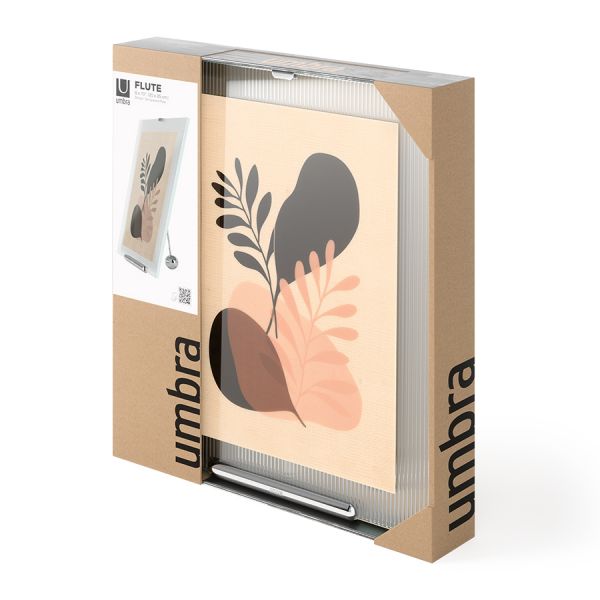 Фоторамка flute, 26х30 см, хром Umbra